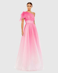 Mac Duggal Pink Ombre Princess Tulle Ballgown #20377