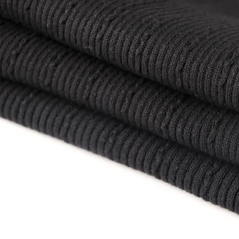 Button detail rollneck long sleeve sweater -Black