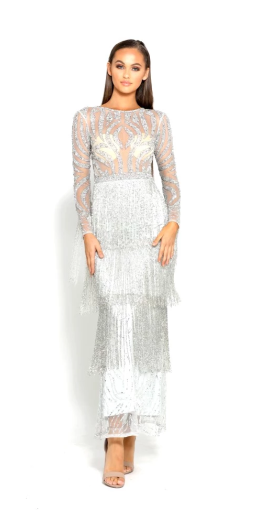 Portia & Scarlett Empire Waist special occasion evening dresses beaded Swarovski crystals at Shaide Boutique UK Online