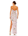 mac duggal, EMBELLISHED LACE SLEEVELESS V NECK GOWN,  Style #10893 lilac