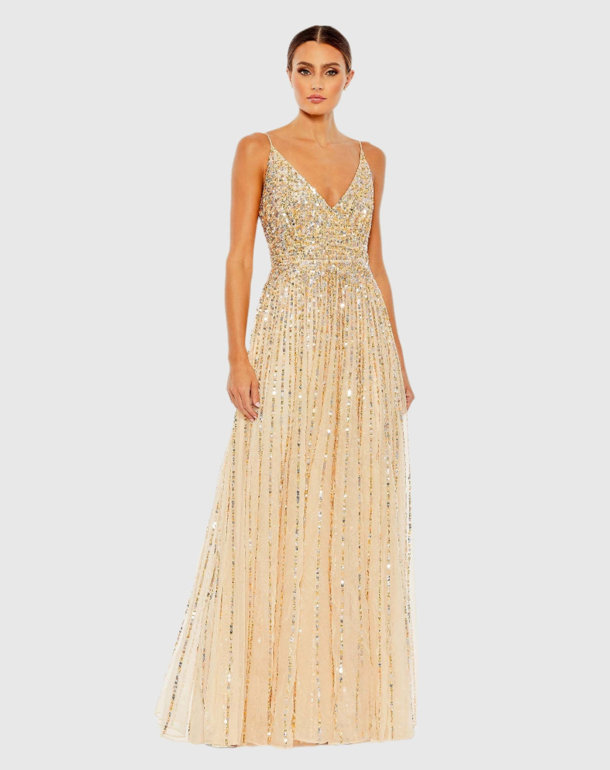 Mac Duggal #10928 Sequin Sleeveless Gown - Nude | Shaide - Shop Women's Evening Dresses Online Shaide Boutique Mac Duggal #10928 Sequin Sleeveless Gown - Nude | Shaide - Shop Women's Evening Dresses Online Shaide Boutique