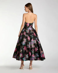 Open-back-floral-brocade-evening-dress-with-metallic-detail-13297