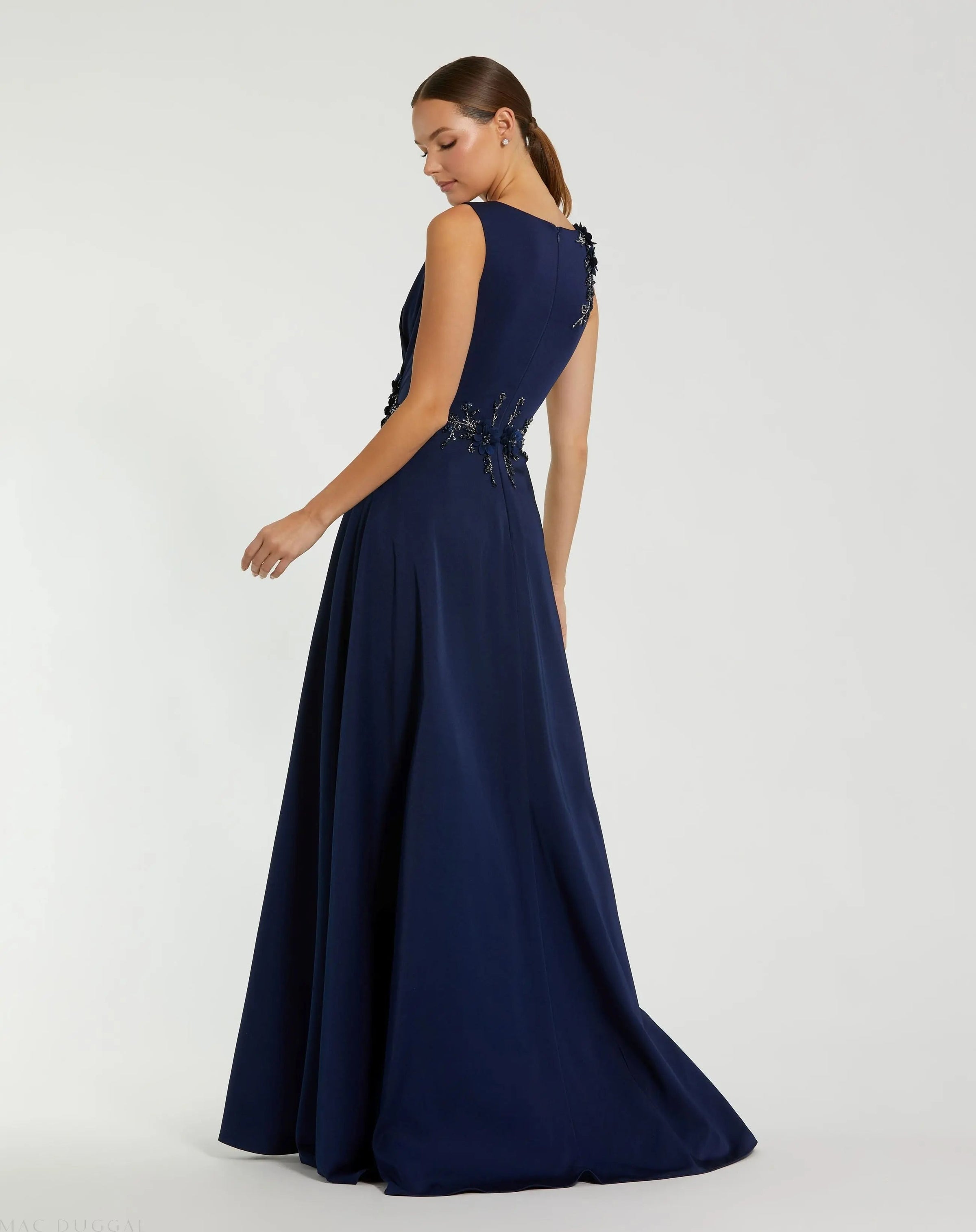 Mac Duggal 20365 Midnight back