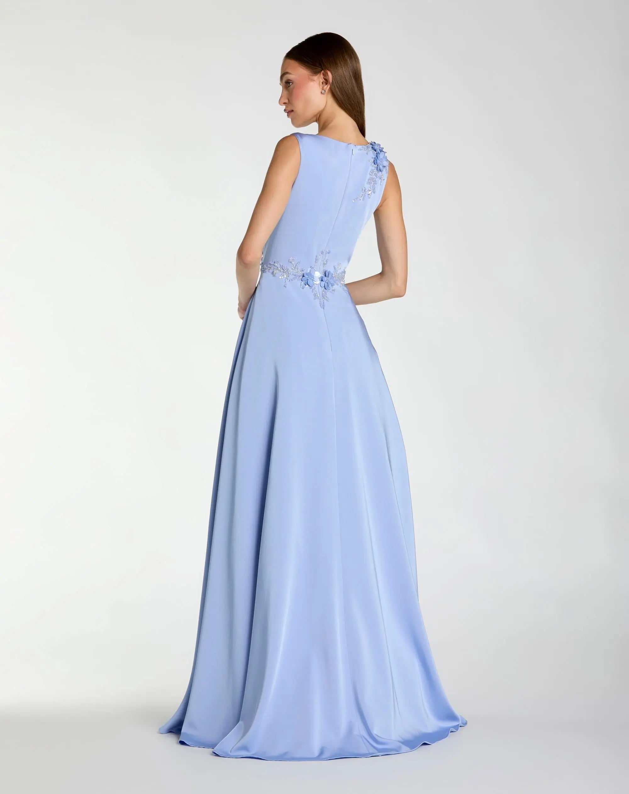 Mac Duggal 20365 Powder Blue back