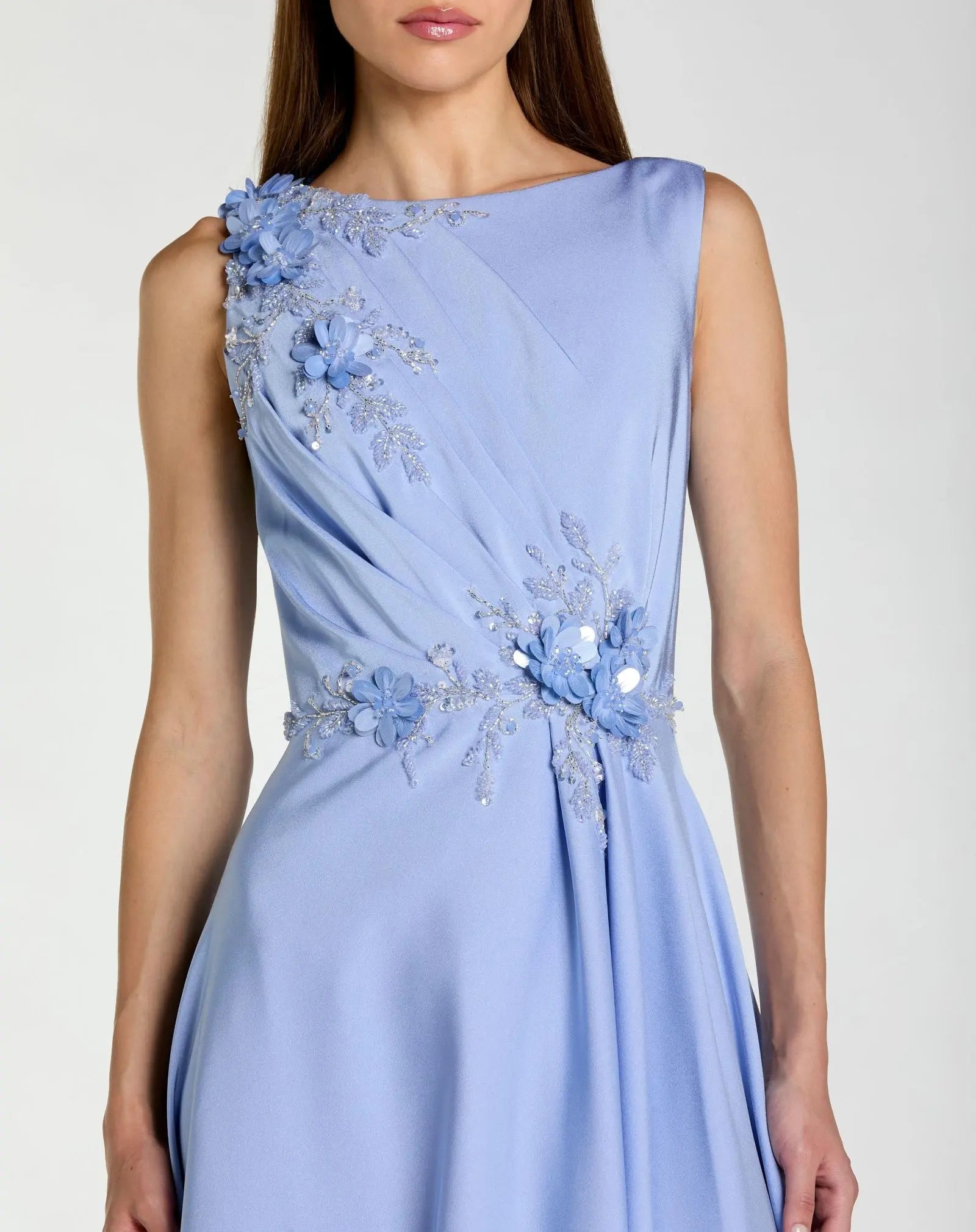 Mac Duggal 20365 Powder Blue detail