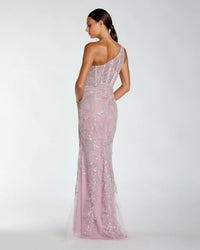 Mac Duggal One Shoulder Embellished Gown #20543 Lilac
