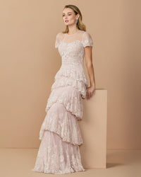 Close-up-profile-view-of-sheer-illusion-cap-sleeve-and-beaded-bodice