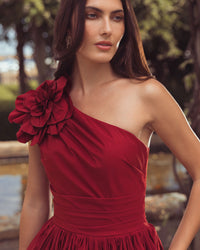 Mac Duggal #21188 ruby gown lifestyle alt