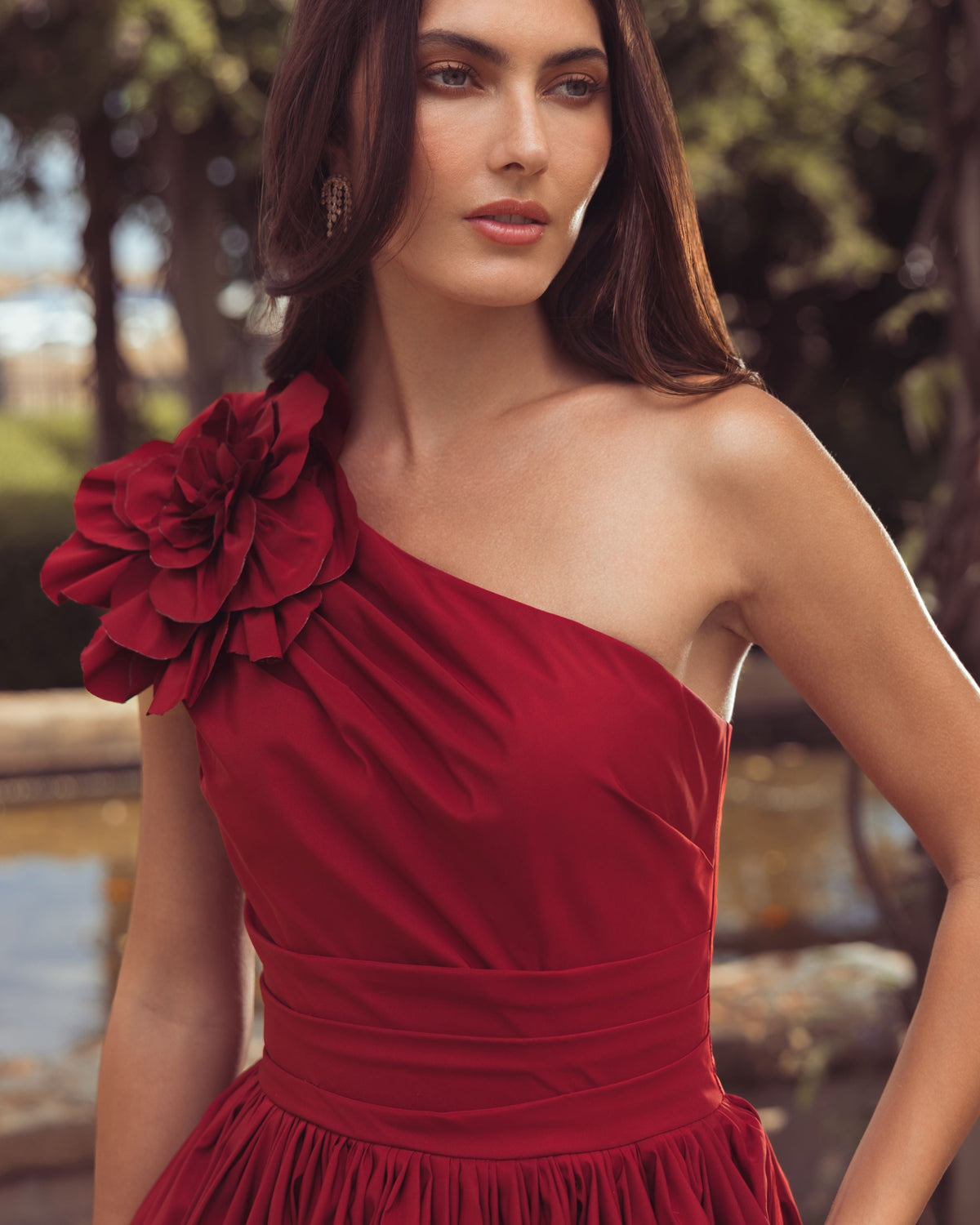 Mac Duggal #21188 ruby gown lifestyle alt