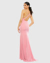 One Shoulder Jersey Mermaid Gown Bridesmaid - Emerald Green