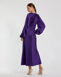 Mac Duggal #27350 royal purple dress - back