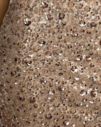 Mac Duggal #37085 gold sequin embellishment detail