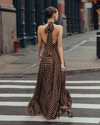 Mac Duggal #50210 open back lifestyle view