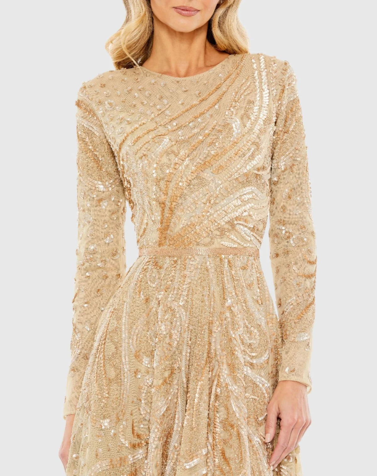 Mac Duggal, Embellished Modest Evening Dress - Latte #5572 Latte | Shop Prom Dresses, Wedding Guest Dresses, and Black Tie Evening Gowns Online at SHAIDE! Shaide Boutique Mac Duggal, Embellished Modest Evening Dress - Latte #5572 Latte | Shop Prom Dresses, Wedding Guest Dresses, and Black Tie Evening Gowns Online at SHAIDE! Shaide Boutique