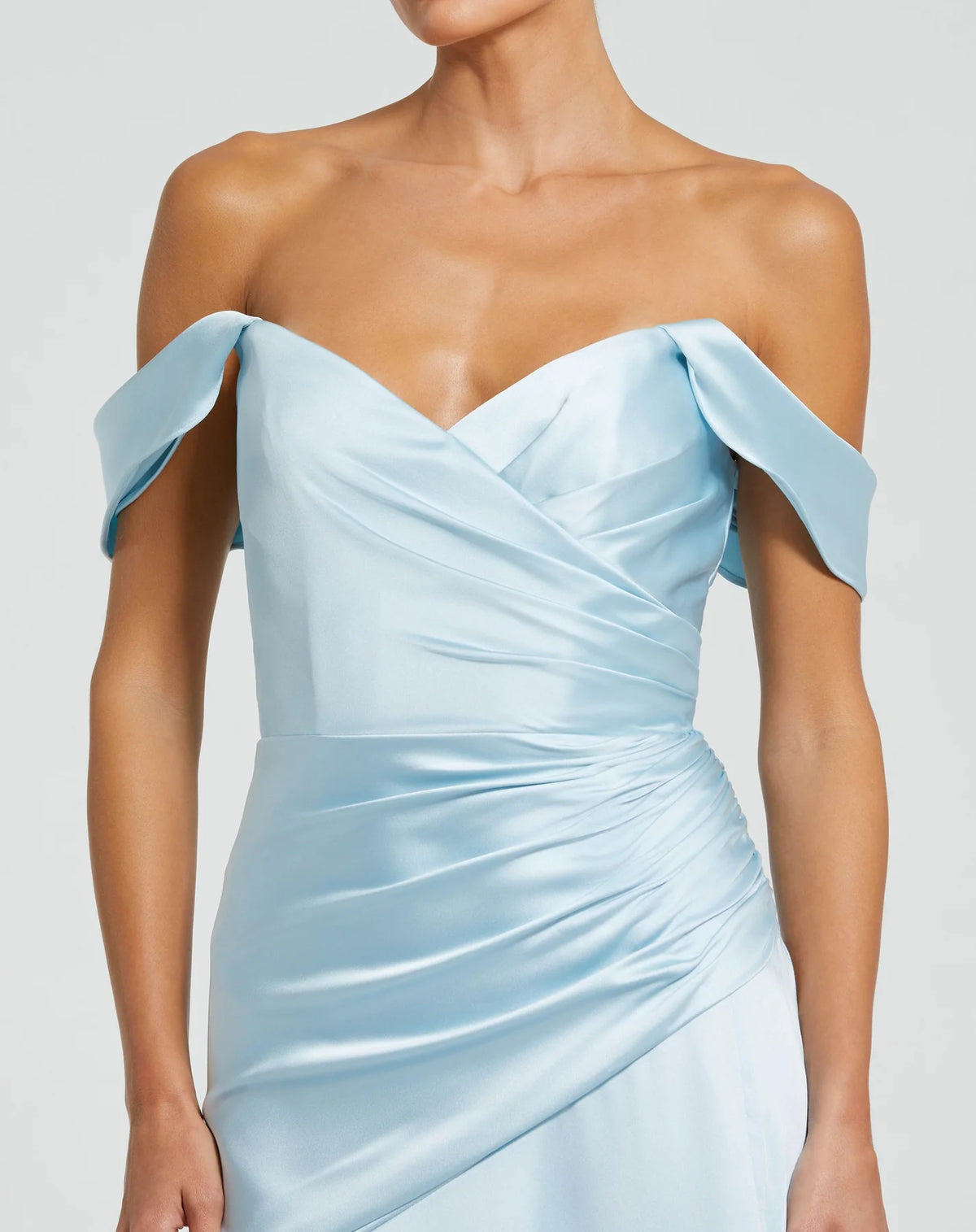 Mac Duggal #56037 Hard Satin Off The Shoulder Crossover Gown - Blue | 10% Off Your First Order | Shaide - Shop Women's Evening Dresses Online Shaide Boutique Mac Duggal #56037 Hard Satin Off The Shoulder Crossover Gown - Blue | 10% Off Your First Order | Shaide - Shop Women's Evening Dresses Online Shaide Boutique