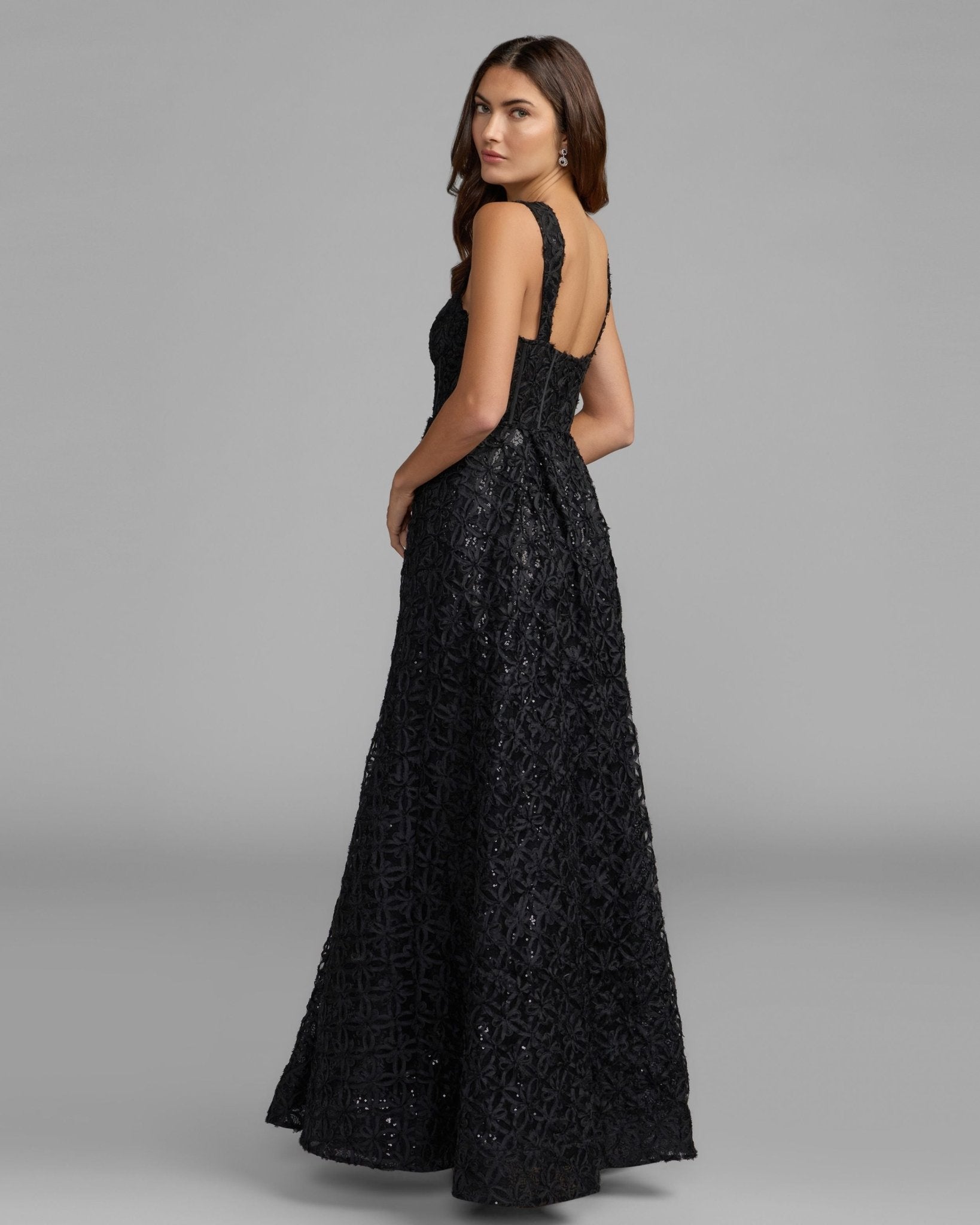 Embellished Corset A Line Gown