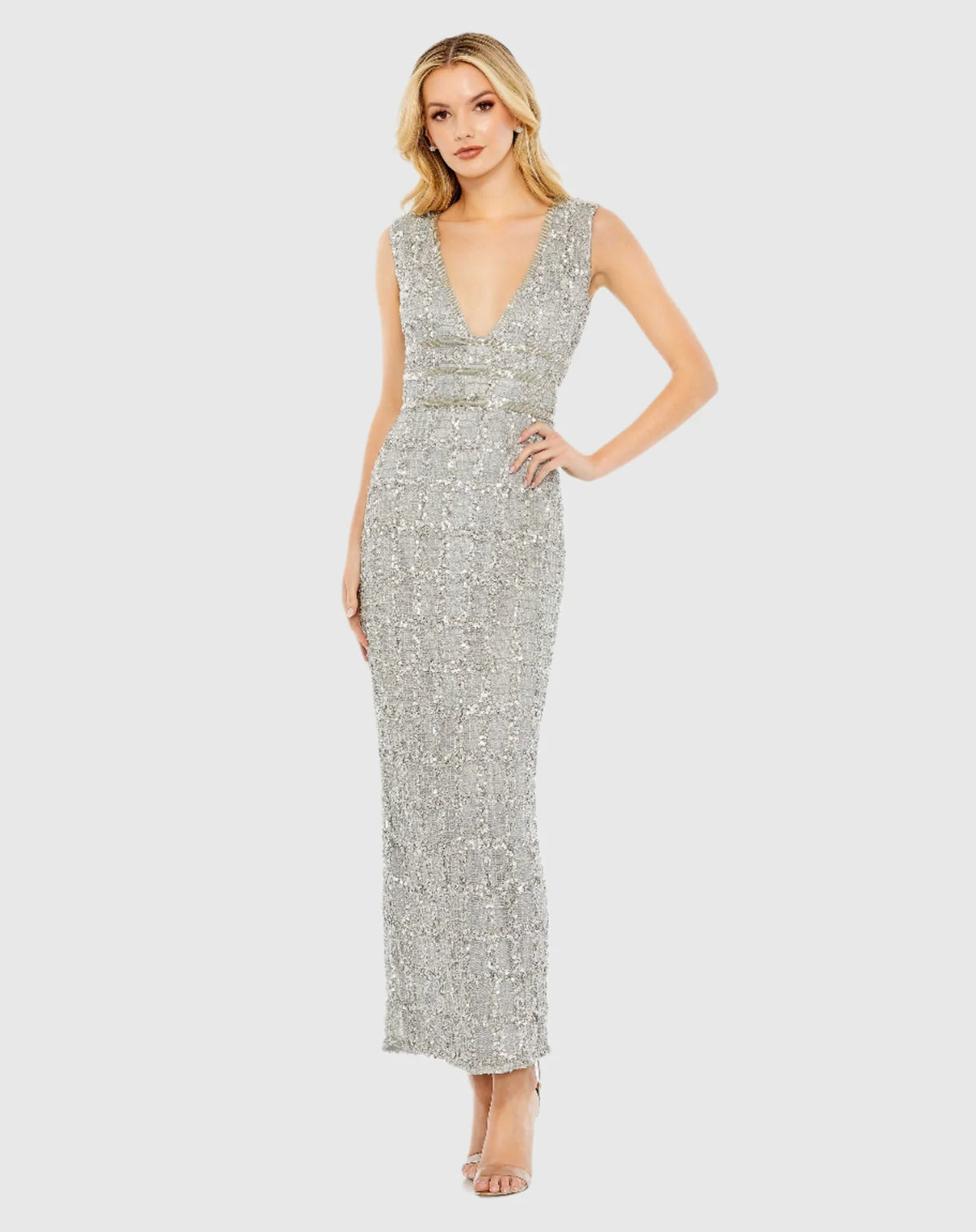 Mac Duggal, Beaded sleeveless midi length sheath dress, Platinum #57701 | Shop Bridesmaids Dresses | 10% Off Your First Order | Shaide - Free US Shipping! Shop Women's Evening Dresses Online Shaide Boutique Mac Duggal, Beaded sleeveless midi length sheath dress, Platinum #57701 | Shop Bridesmaids Dresses | 10% Off Your First Order | Shaide - Free US Shipping! Shop Women's Evening Dresses Online Shaide Boutique