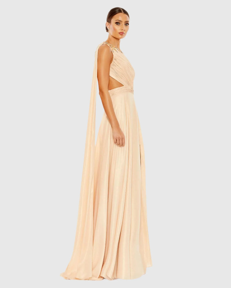 Mac Duggal, Grecian one shoulder open back dress, Nude #68053 | Shop Bridesmaids Dresses | 10% Off Your First Order | Shaide - Free US Shipping! Shop Women's Evening Dresses Online Shaide Boutique Mac Duggal, Grecian one shoulder open back dress, Nude #68053 | Shop Bridesmaids Dresses | 10% Off Your First Order | Shaide - Free US Shipping! Shop Women's Evening Dresses Online Shaide Boutique