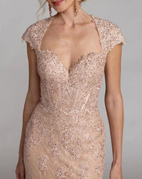 Mac Duggal Light Pink Lace Sweetheart Embellished Mermaid Gown #79306 Blush Pink