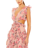Rose Multi Style #9152 Designer: Mac Duggal close up