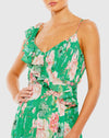 Floral Print Dress - Green