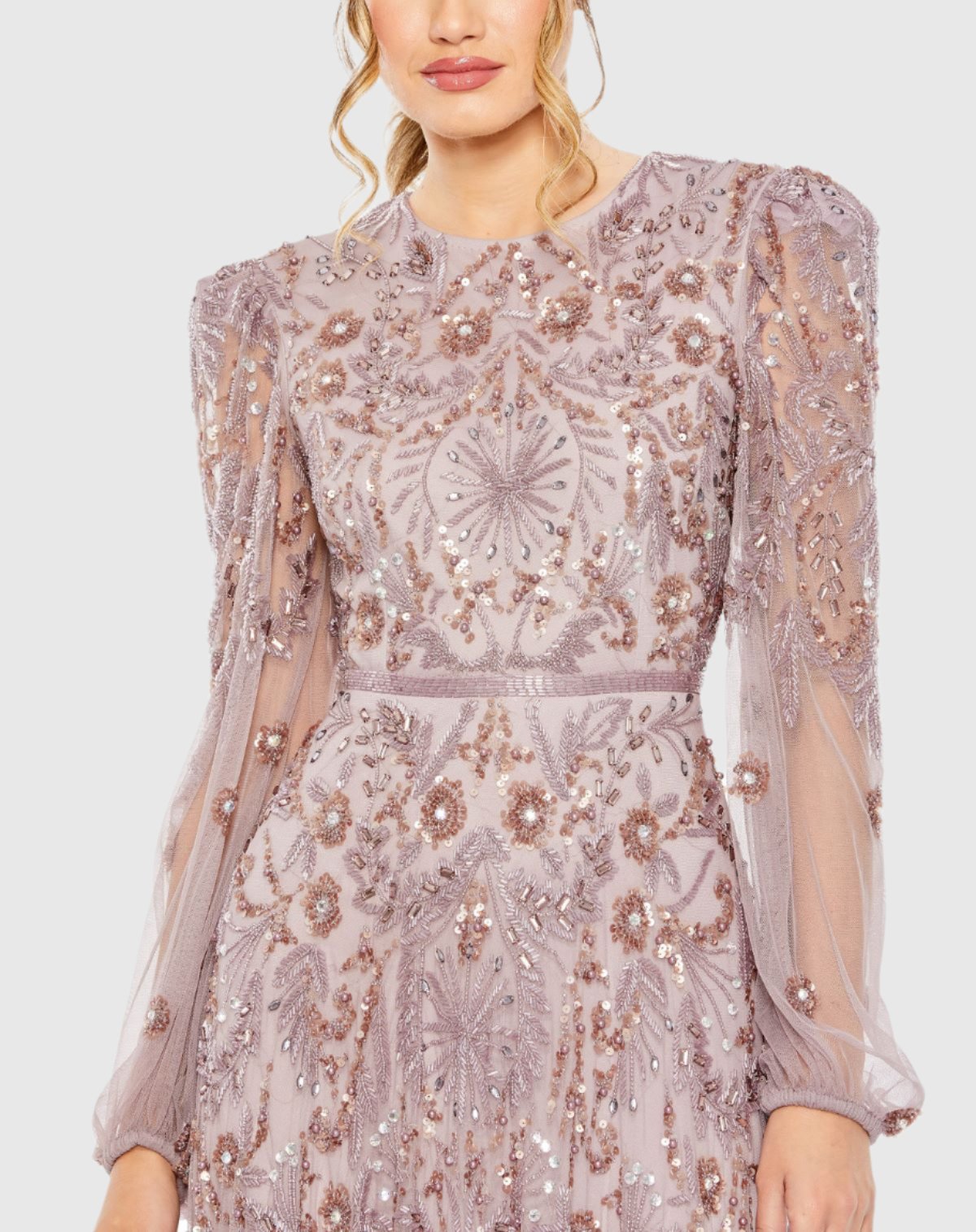 Mac Duggal #93930 Puff Sleeve Embellished A Line Gown, Heather | 10% Off Your First Order | Shaide - Shop Women's Evening Dresses Online Shaide Boutique Mac Duggal #93930 Puff Sleeve Embellished A Line Gown, Heather | 10% Off Your First Order | Shaide - Shop Women's Evening Dresses Online Shaide Boutique