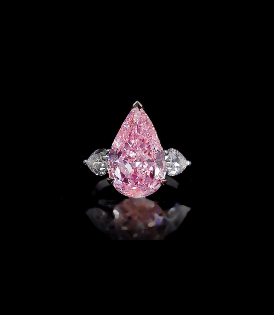 Anna Kournikova Pink Diamond Ring