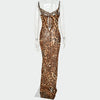 Leopard Print Maxi Dress