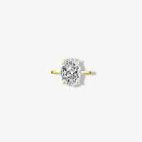 Hailey Bieber Engagement Ring - Gold
