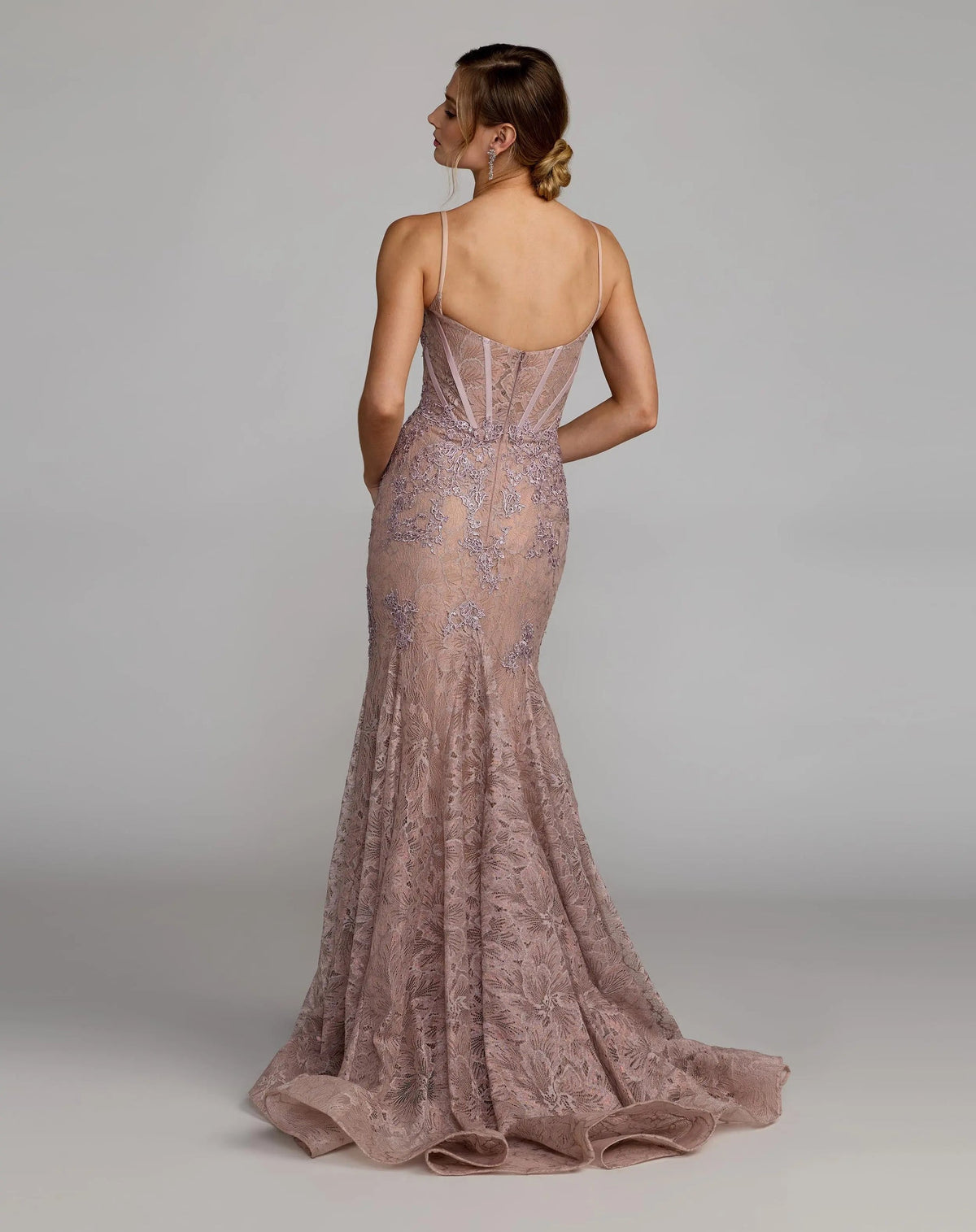 Mac-Duggal-79252-Flared-Mermaid-Hem-Back-Zipper-View