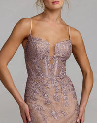 Mac-Duggal-Vintage-Lilac-Lace-Bustier-Sweetheart-Neckline-Detail
