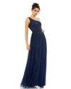 Mac Duggal #5220 Embellished One Shoulder A-Line Gown