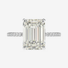 Nicola Peltz Engagement Ring, Emerald Cut