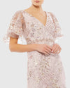 Embellished Cocktail Dress - Rose Pink