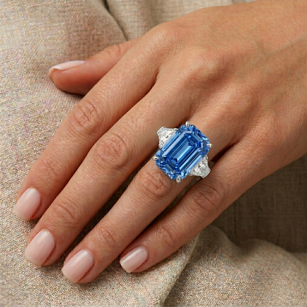 Princess Diana Aquamarine ring