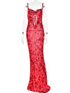 Leopard Print Maxi Dress