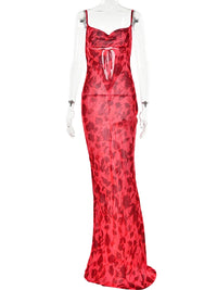 Leopard Print Maxi Dress