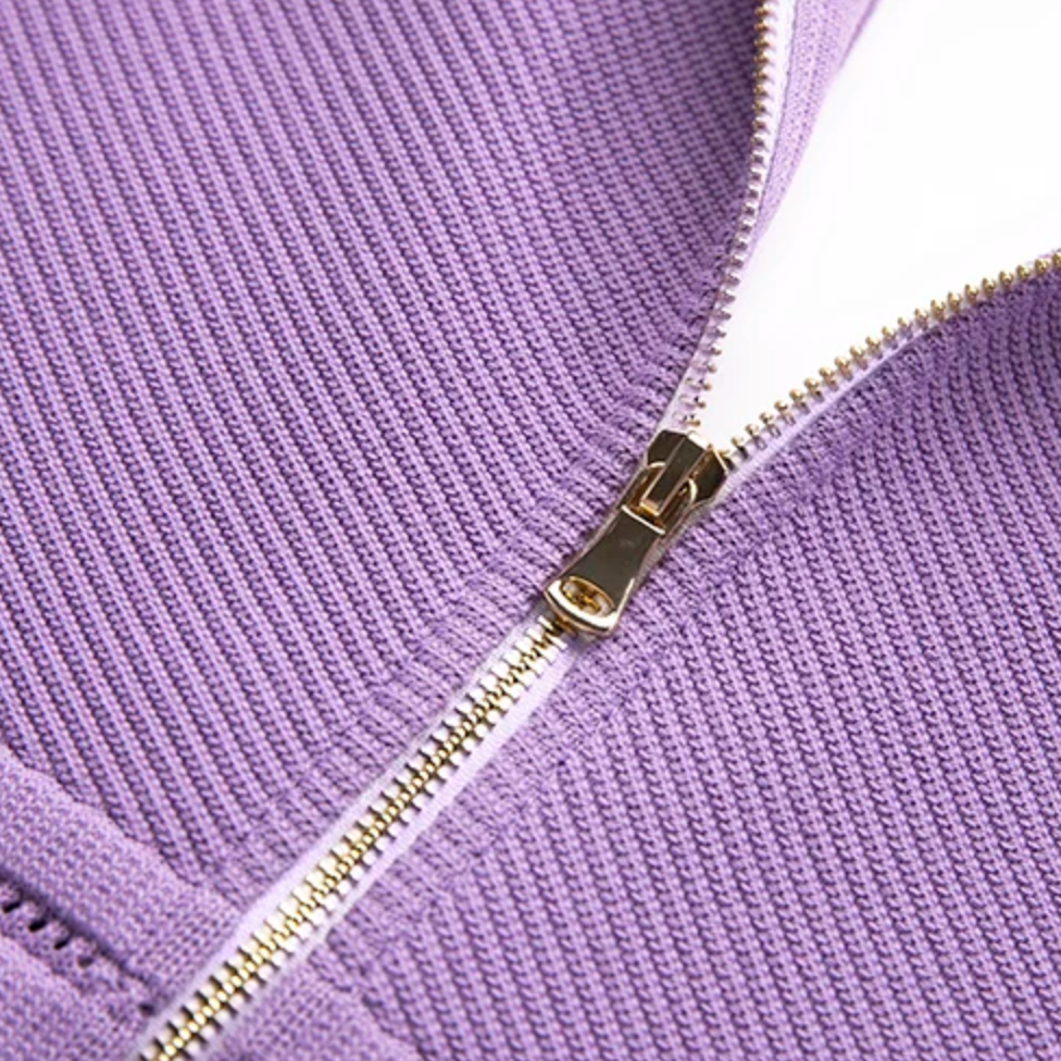 Short sleeve mini dress button detail mini dress - Purple