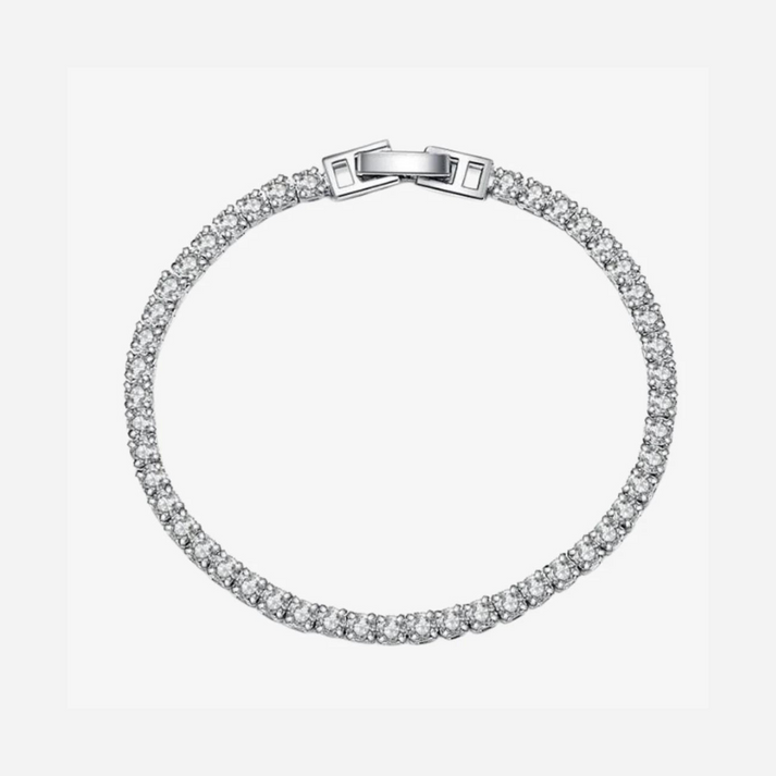 Classic Tennis Bracelet, Silver