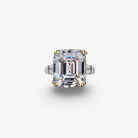 Elizabeth Taylor Cocktail Ring, 9.52 Carat, Asscher Cut