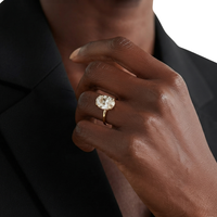 hailey bieber engagement ring oval 